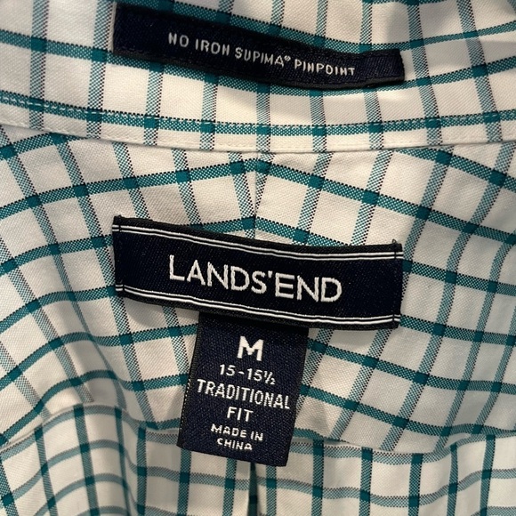 Lands’ End Casual Dress Shirt - Gently Used, Great Condition - Picture 3 of 9